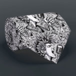 Gravata Punk Rock Black & White Necktie<br><div class="desc">Make a bold statement with this punk rock-inspired black and white necktie, blending modern edge with retro vintage flair. Featuring a striking monochrome design, this tie adds a rebellious, stylish touch to any outfit—perfect for rock concerts, edgy fashion looks, or vintage-inspired ensembles. Crafted from high-quality fabric, it’s comfortable, durable, and...</div>