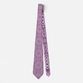 Gravata Purple Lace Pattern