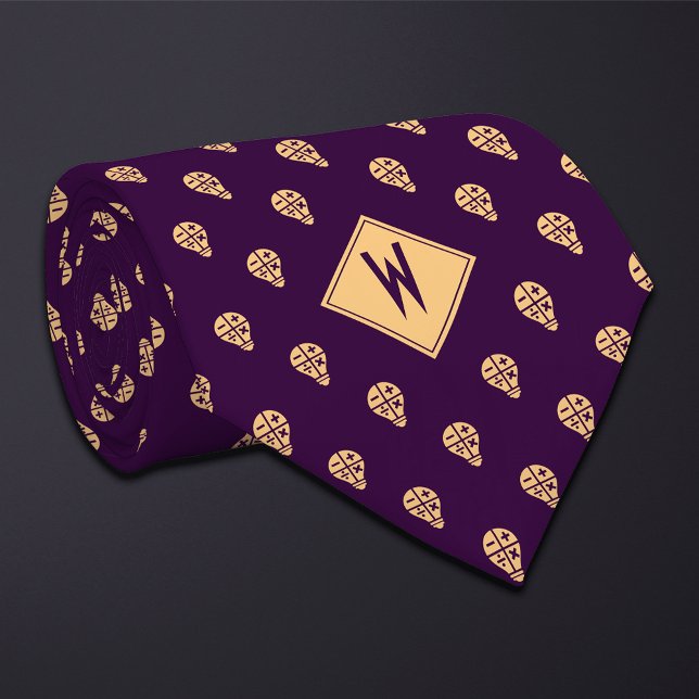 Gravata Purple Math Teacher Arithmetic (Criador carregado)