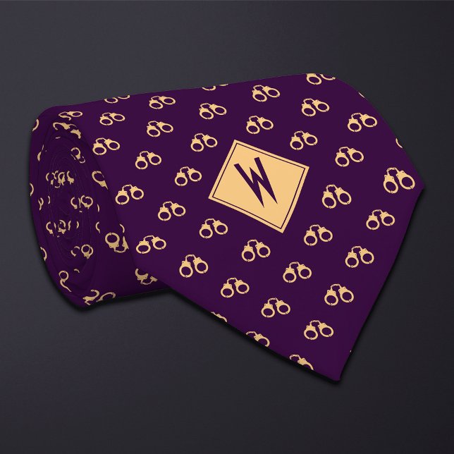 Gravata Purple Police Handcuffs (Criador carregado)