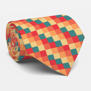 Gravata Quadrados de cores 017