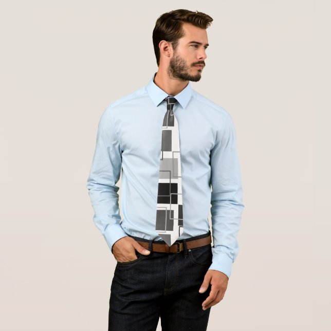 Gravata Quadrados e contornos (In Situ)