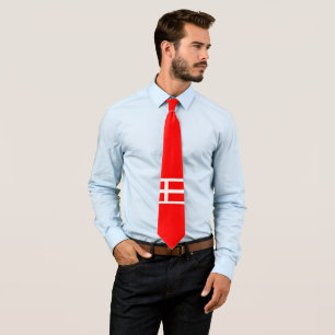 Gravata Que bela bandeira dinamarquesa Tie!