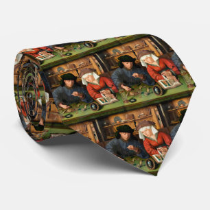 Gravata Quentin Matsys - O Moneylender e sua esposa