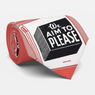 Gravata Queremos por favor, impressão