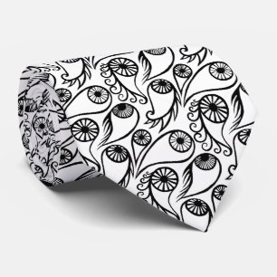 Gravata Quirky Paisley Eye Pattern Creepy Dia de as Bruxas