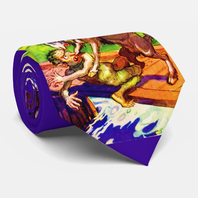 Gravata ração e troll de cabra (Rolled)