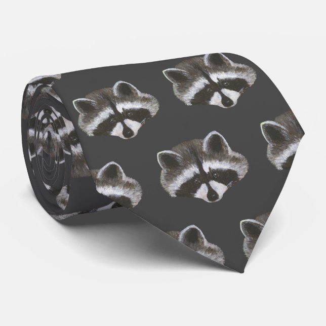 Gravata Raccoon (Rolled)