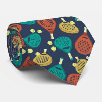 Rackets e Bolas de Tênis de Padel com padrão