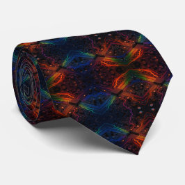 Gravata Rainbow Circuit Board Necktie – Colorful Tech Geek