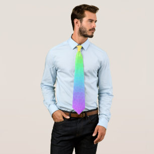 Gravata Rainbow Dragon Scales Neck Tie