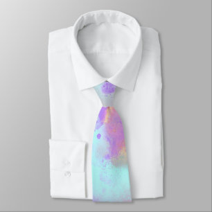 Gravata Rainbow Paint Splatter