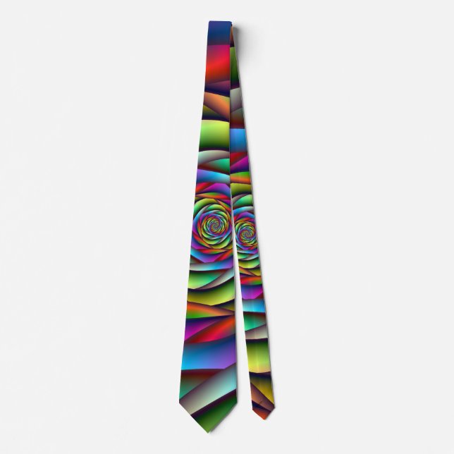 Gravata Rainbow Spiral Tie (Frente)