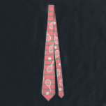 Gravata Raquetas Brancas de Tênis legal - Faixa Rosa<br><div class="desc">Padrões Tênis de faixas brancas e cor-de-rosa e verde para ele | Tênis de Verão. Presente para tênis player, tênis de raquete branco em um fundo verde. Presente personalizado para um tênis. Trendy tênis jogadores em casa. Presentes modernos de jogador de tênis. Legal presente moderno para o seu treinador de...</div>