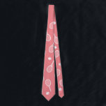Gravata Raquetas legal Retro-Tênis de Raquets Padrões Pink<br><div class="desc">Padrões de Tênis branco e rosa para ele | Tênis de Verão. Presente para tênis, tênis de raquete branco em um plano de fundo. Presente personalizado para um tênis. Trendy tênis jogadores em casa. Presentes modernos de jogador de tênis. Legal presente moderno para o seu treinador de tênis ou equipe...</div>