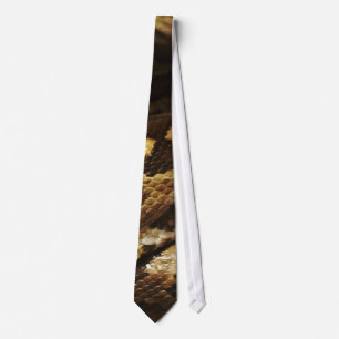 Gravata Rattlesnake Reptile Cobra Skin Willife Tie