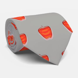 Gravata Red Apple Mache Professora Agradeço