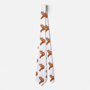 Gravata Red Panda Neck Tie