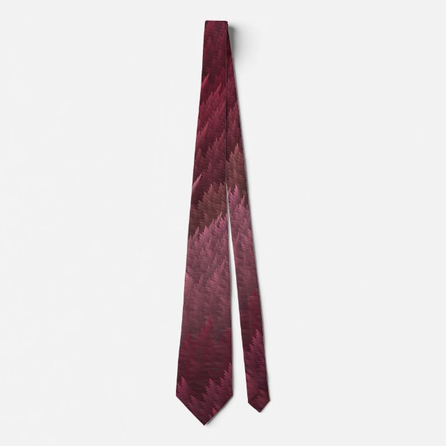 Gravata Red Tartan Feather Tie (Frente)