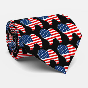 Gravata RED WHITE E CHOW mens necktie