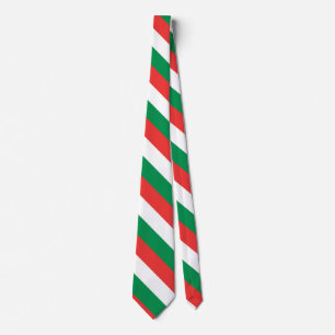 Gravata Red, White e Green Tie