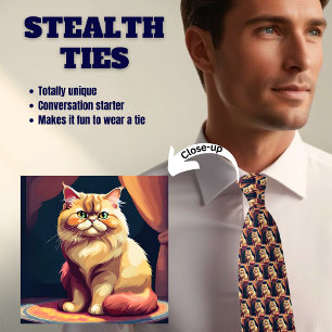 Gravata Regalia Persa Stealth