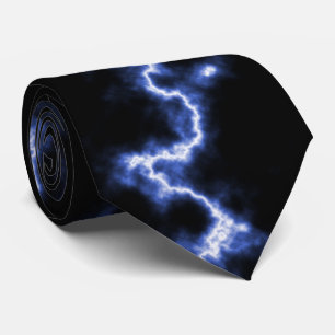 Gravata Relâmpago azul