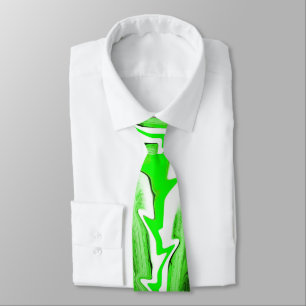 Gravata Relâmpago verde