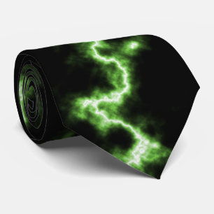 Gravata Relâmpago verde