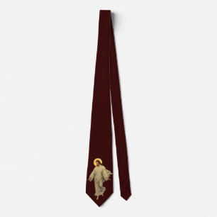 Gravata Religião Vintage, Jesus Cristo está andando sobre