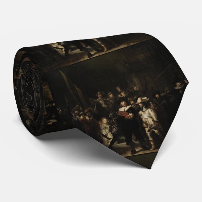 Gravata Rembrandt van Rijn The Night Watch (Rolled)