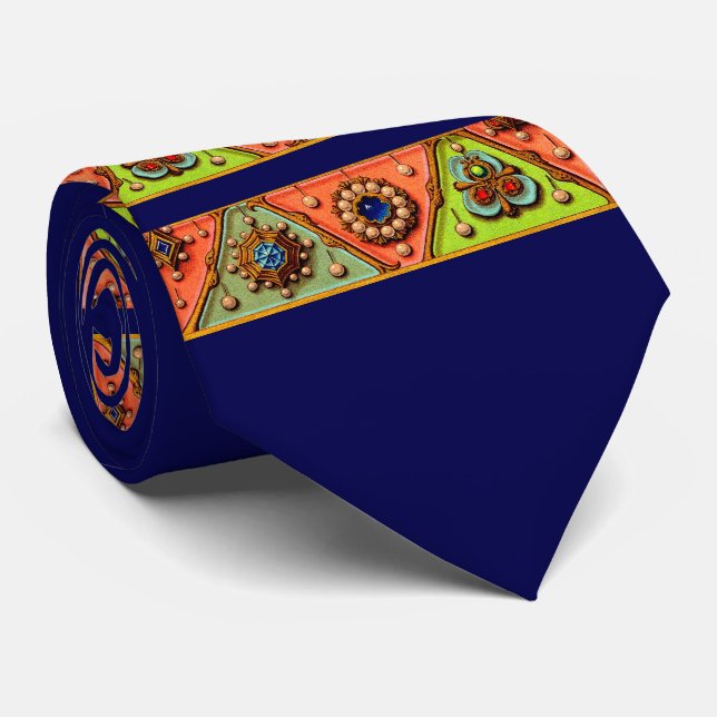 Gravata Renascance jewelry impressão (Rolled)