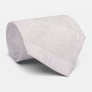 Gravata Renda Decorativa Rosa Sobre Branco