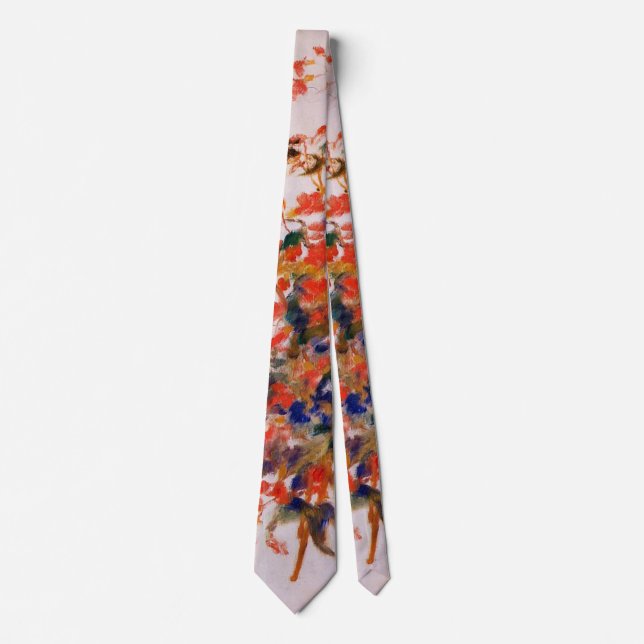 Gravata Renoir - Vida Estática com Fuscias (Frente)