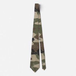 Gravata Retro Military Camouflage Pattern