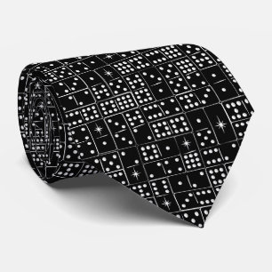 Gravata Retro Starburst Dominoes