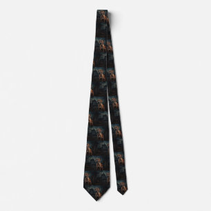 Gravata Rhodesian Ridgeback Halloween Assustador