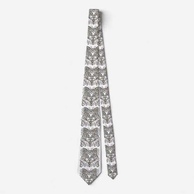 Gravata Rico Cat Abalone Tie (Frente)