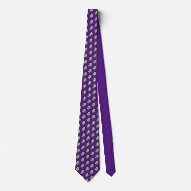 Gravata Rim Arte Roxo (Frente)
