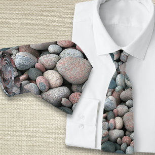 Gravata River Rocks Pattern Tie