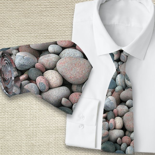 Gravata River Rocks Pattern Tie (Criador carregado)