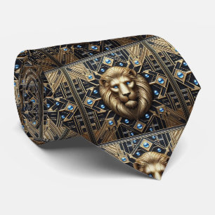 Gravata Roaring Lion Moda Masculina