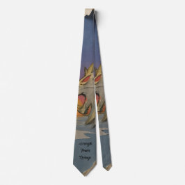 Gravata Roaring Lion Sunrise Papercut Tie