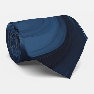 Gravata Rochas em azul e preto