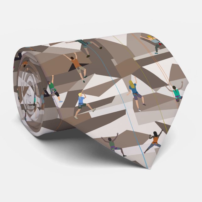 Gravata Rock Escalando em Browns Neck Tie (Rolled)