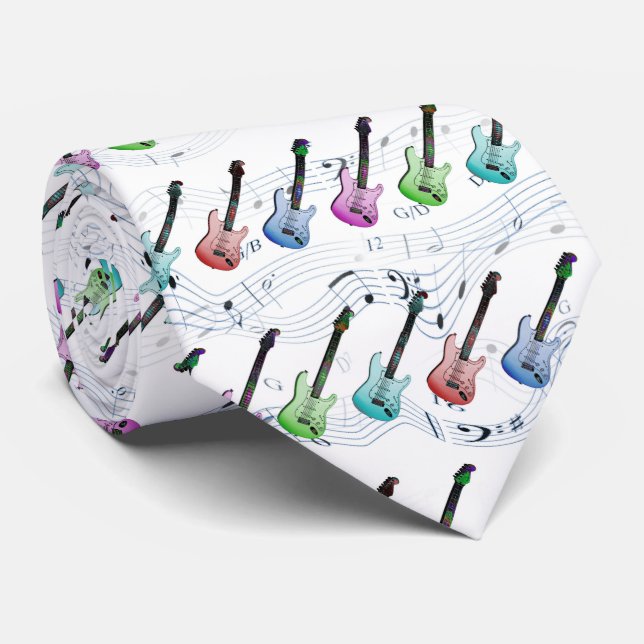 Gravata Rock N Roll (Rolled)