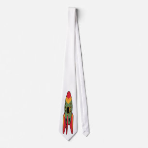 Gravata Rocket retro - cor