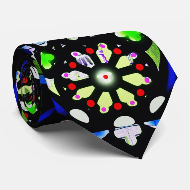 Gravata Rodas da fortuna (Rolled)