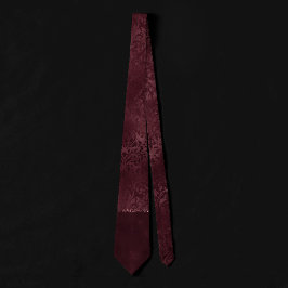 Gravata Romance do vinho da meia-noite | Dark Satinge Dama