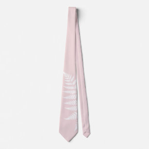 Gravata Rosa Bege Branco Samambaia Casamento Simplesmente